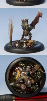 Berserker Goblin, A Mad Puppet Miniature by Razhburz