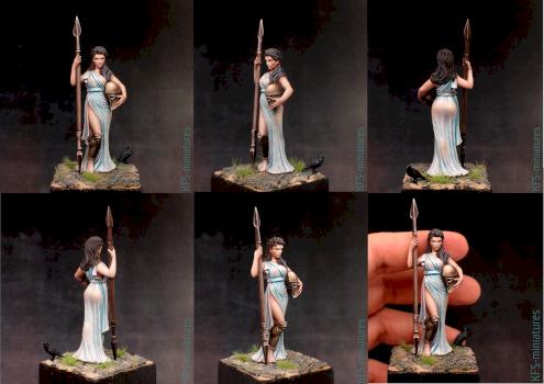 54mm Helen - The Spartan by KFS-miniatures