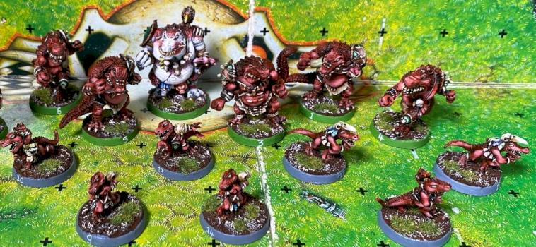 Lizardmen Team Blood Bowl by Slup