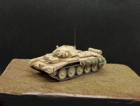 .Crusader mk.I (early),1 DPanc,Afryka Pn 1941. IBG Models 1/72 scale by PiotrP