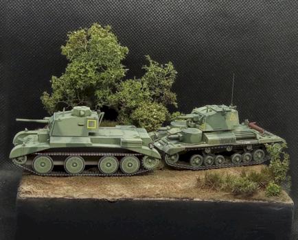 Cruiser Tank Mk III (A13).+ mk.I (A9).Scale 1/72 by PiotrP