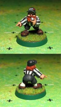 Blood Bowl Dwarf Referee by Rob Jedi