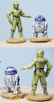 R2D2 and C3PO revered assistants of the Machine God by LavronYor