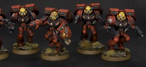 Blood Angels Assault Squad by Picster