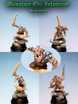 Shieldwolf Miniatures Mountain Orc Infantrist - Jotunn by SteFanden