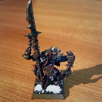 Skaven Chieftain (old model) by Skreech