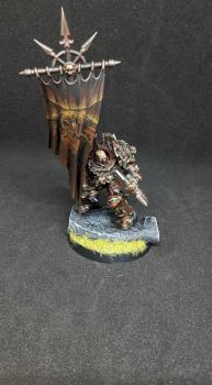 Khorne stendard bearer by Castoro74