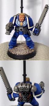 Warhammer 40K Space Marine by torifile