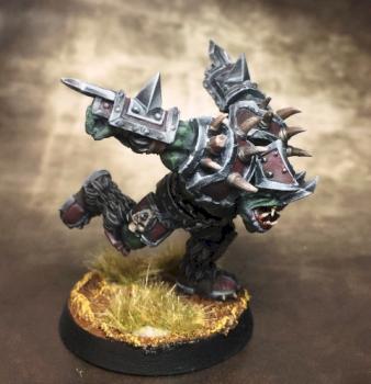 Blood Bowl Black Orc by Elkantar