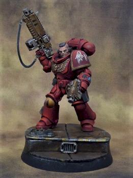 Warhammer 40K Blood Angels Primaris Lieutenant by RogueSquirrel