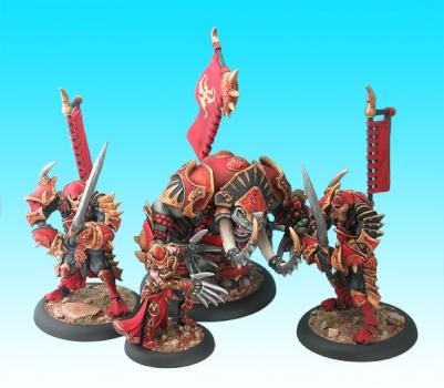 Hordes Skorne Warpack: Titan, Cyclops, Morghoul by spooktalker