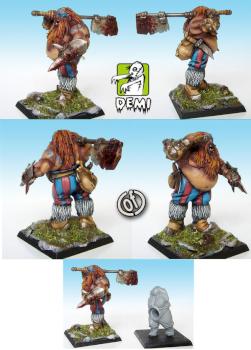 Ogre Kingdoms Hunter / Bruiser / Mordheim Ogre Guardian by demi morgana