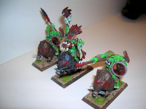 Savage Orc Shaman & bodyguards by Spaar