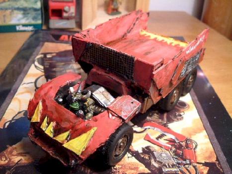 Scratchbuild Ork Wartrukk by frankietanch