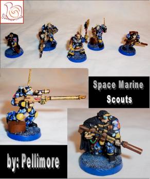 Space Marine Blue/Grey Camo Scouts by Pellimore