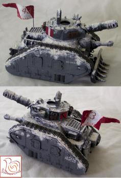 Snow Covered Leman Russ by Pellimore