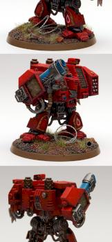 Blood Angels Dreadnought by gimiak