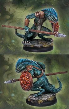 Ridgeback Lizardman Warrior by Dblood