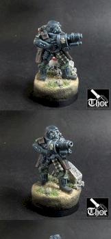 Imperial Guard Storm Troopers with Grenade Launcher by Thor-Modelling