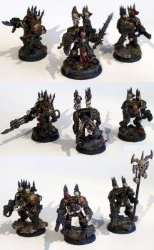 Black Legion Chaos Terminator Squad by Cash13