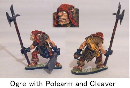 Ogre with Polearm and Cleaver by cardheros6wo6