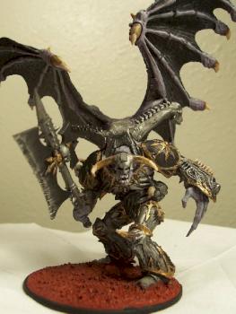 Iron warriors Daemon Prince by munkeyjoepaints