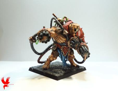 Skaven Stormfiend by RedRavonMinis