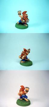 Blood Bowl Dwarf Slayer by Madzi