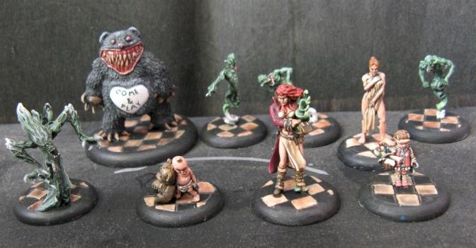 Pandora's gang (Malifaux) by Messerkopf