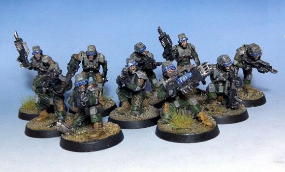 Elysian Drop Troop Squad 1 by Wickedcarrot