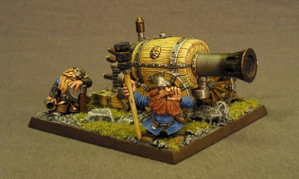 Dwarf flamecannon by tommelom2