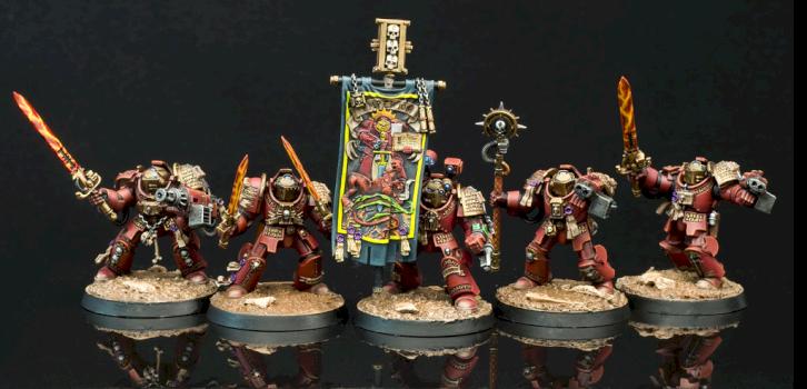 Grey Knights Terminators by griffongames