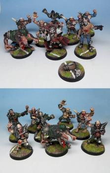 Necromancer Bloodbowl Team by Wickedcarrot