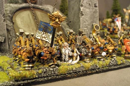 Dwarf hammerer regiment by tommelom2