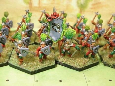 Nobles footsoldiers 15 mm for Demonworld by khaibar igor