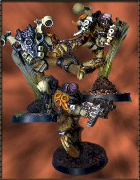 Chaos Marine Acrobatics by krax