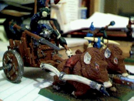 Orc Boar chariot by Coldsteel