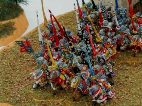 15mm mounted knights (Demonworld) by Kolja