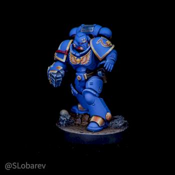 Ultramarines Primaris Intercessor sergeant by El Sabel