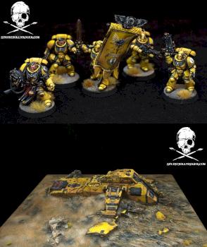 Crash Site and Mechanicum Tanks by Jolly Roger Studio