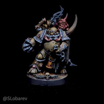 Death Guard Nurgle Champion by El Sabel