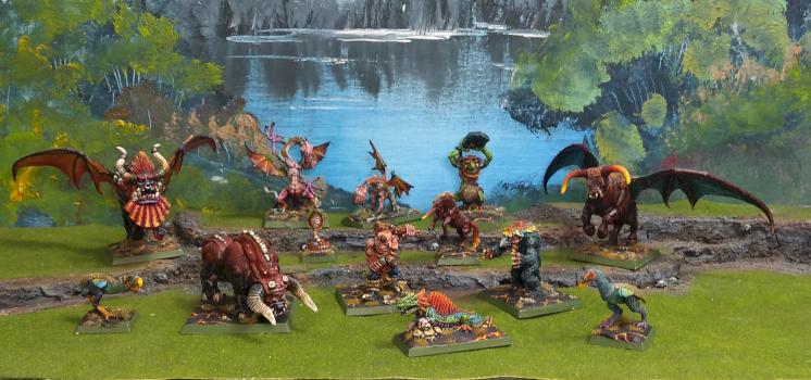 Chaos Dwarf Beasts by tomy