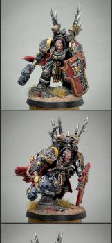 Deathwatch Watch Captain in Terminator Armor Space Wolves by Rätti