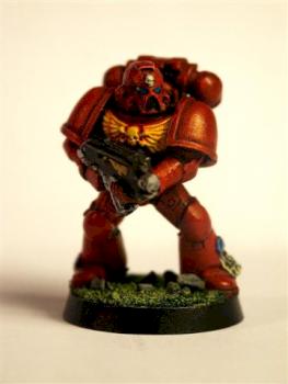 my 1st Blood angel marine by brother gabriel