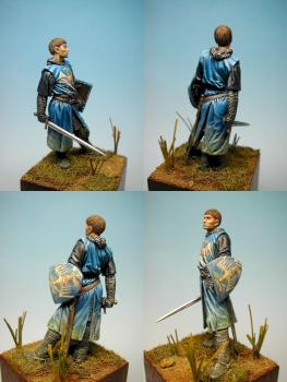 knight from elite miniatures by guillaume