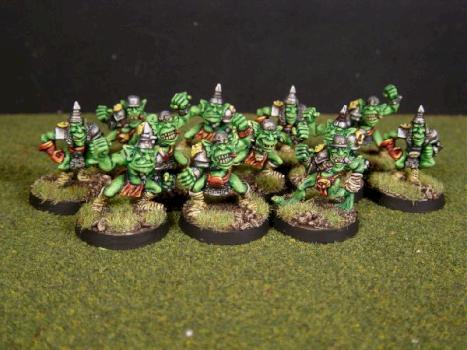 Goblin Bloodbowl team by Nekron99