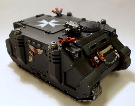 Black Templar Rhino by ashdown