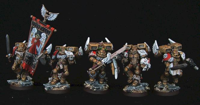 Blood Angels Dante's Personal Honour Guard by bevulf