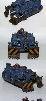 Dark Praetorians Space Marines - Vindicator by PhobosPL