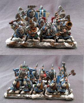 Dwarf Warriors - Baggage Train by mousekiller